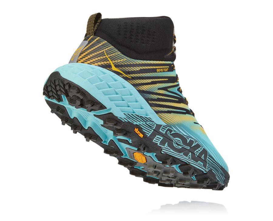 Hoka One One Spor Ayakkabı Kadın Mavi - Speedgoat Mid Gore-Tex 2 - CE4013982